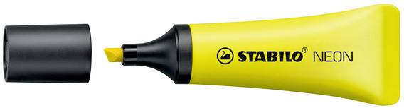 Textmarker Neon 2-5mm gelb STABILO 72/24