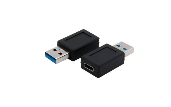 Exsys USB-Adapter EX-47991 USB-A Stecker – USB-C Buchse