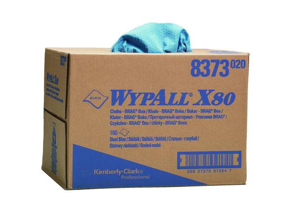 Wischtücher Kimberly-Clark Wypall Brag Box - X80 (Ersatz 8294)