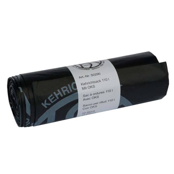 7519097 – Abfallsäcke mit OKS 110 Liter LDPE 10pc