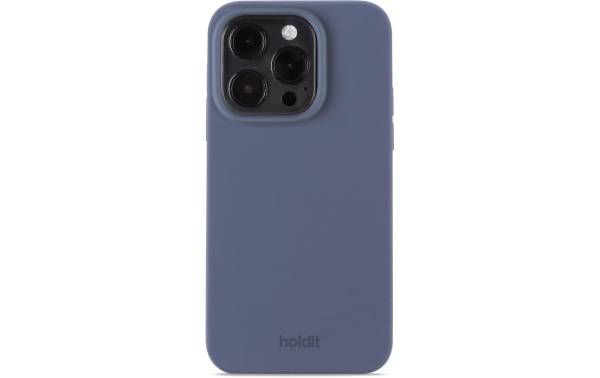 Holdit Back Cover Silicone iPhone 14 Pro Blau