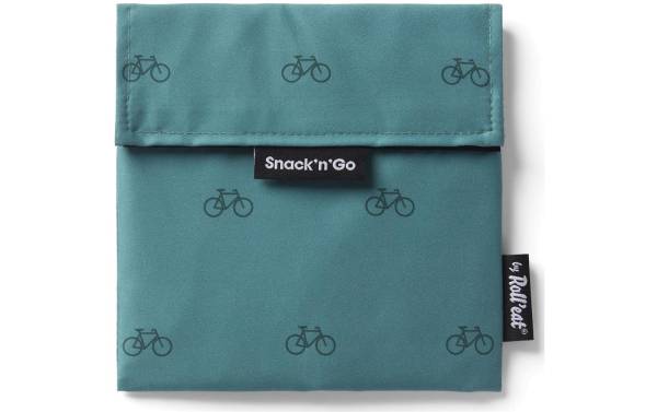 Roll'eat Lunchbeutel SnacknGo Icons Bike Blau