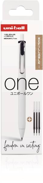 UNI-BALL Gel-Roller ONE 0.7mm UMNS/07/1+3R schwarz