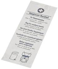 PAPSTAR Papier-Hygienebeutel, bedruckt, weiß