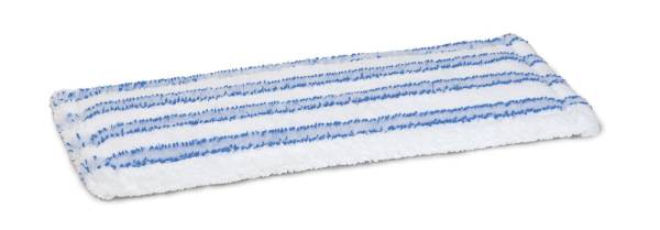50x Microfaser Mopp Premium weiche Borsten Tasche Farbcodierung weiss/blau 400mm