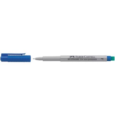 FABER-CASTELL NonPermanent-Marker MULTIMARK F, blau