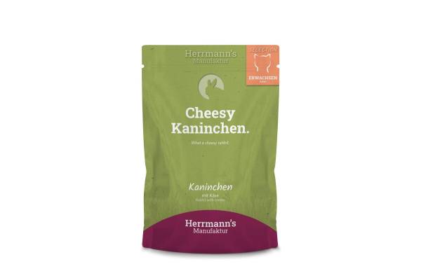 Herrmann&#039;s Nassfutter Kaninchen und Käse