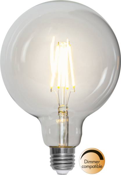 LED Leuchtmittel E27 G125 Klar