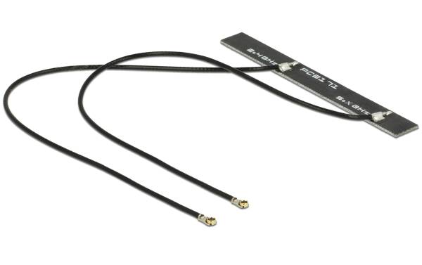 Delock WLAN-Antenne Dualband, Klebemontage MHF 4L 5 dBi Rundstrahl