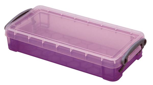 Kunststoffbox 0,55lt transparent violett USEFULBOX 68501608