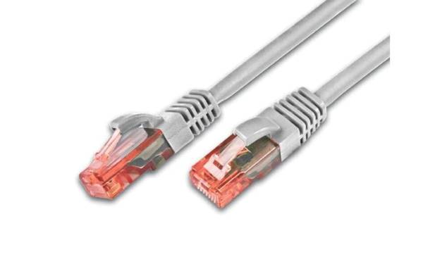Wirewin Patchkabel Cat 6, UTP, 25 m, Grau