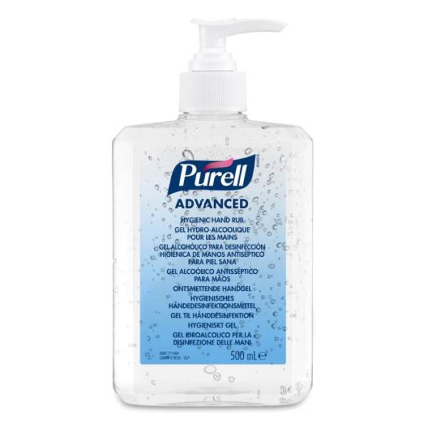 Purell Advanced Händedesinfektionsmittel – Pumpflasche à 500ml