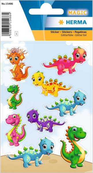 HERMA Folien-Sticker MAGIC Dinos