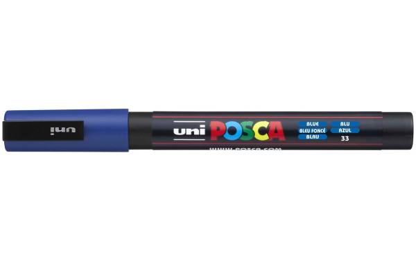Posca Marker 0,9-1,3mm blau, Rundspitze UNI-BALL PC-3M