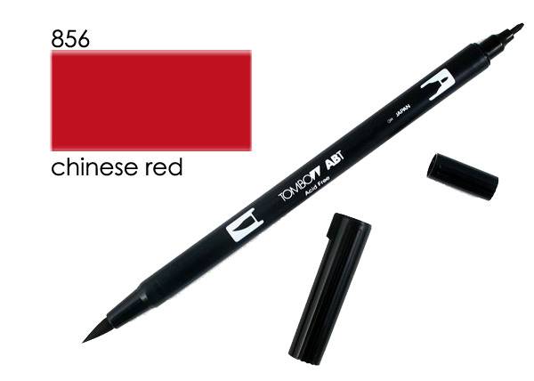 Dual Brush Pen 856 china rot TOMBOW ABT