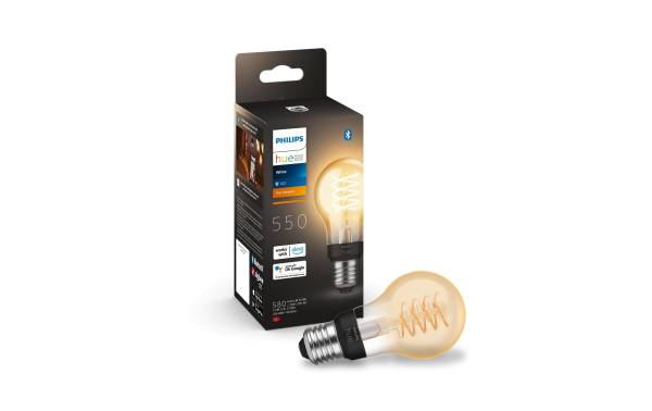 Philips Hue Leuchtmittel White Filament, 7 W, E27, 550 lm, Bluetooth