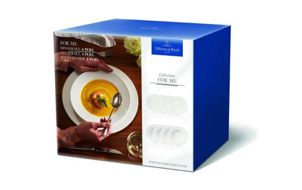Villeroy & Boch Speise-Service For Me 8-teilig Weiss