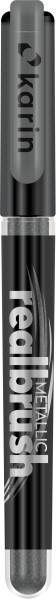 KARIN Real Brush 0.4mm 32Z8580 Metallic, silber