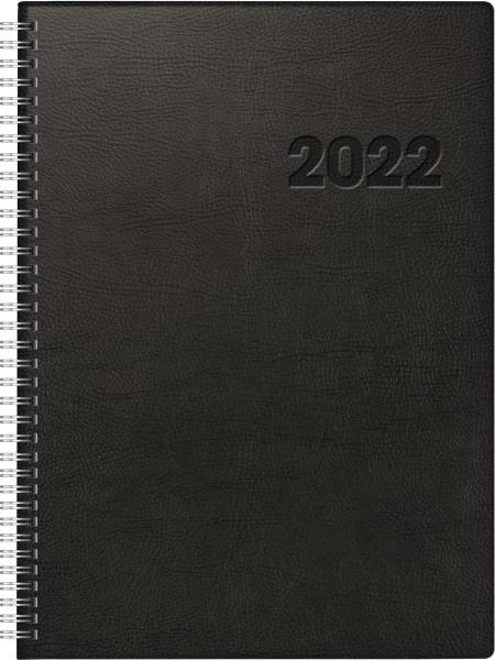rido idé Buchkalender "Conform Wire-O", 2024, schwarz