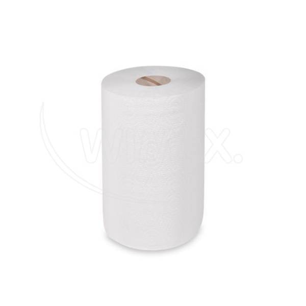 Putztuchrolle (PAP) 2-lagig geprägt weiß 13,5cm 19cm x 50m – 6 Stück