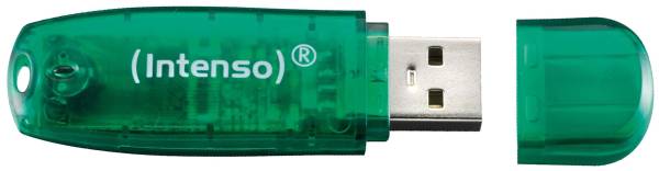 USB-Stick Rainbow Line 8GB USB 2 green INTENSO 3502460