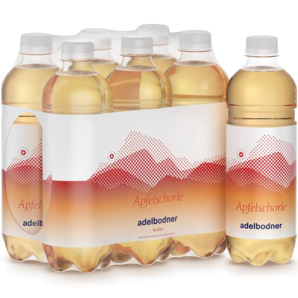 ADELBODNER Apfelschorle 2854 50 cl, 6 Stk.