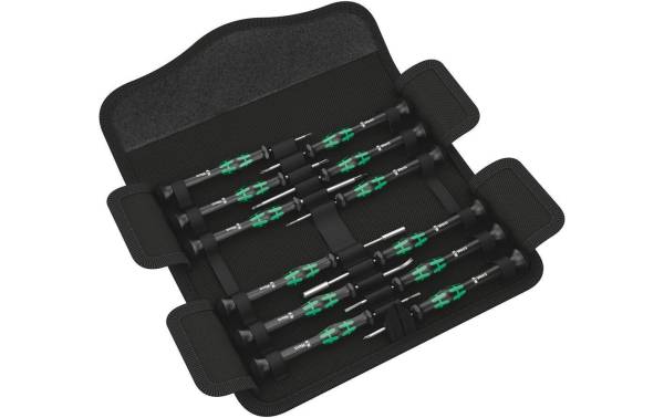 Wera Schraubenzieher-Set Kraftform Micro 12 Electronics 1, 12-teilig