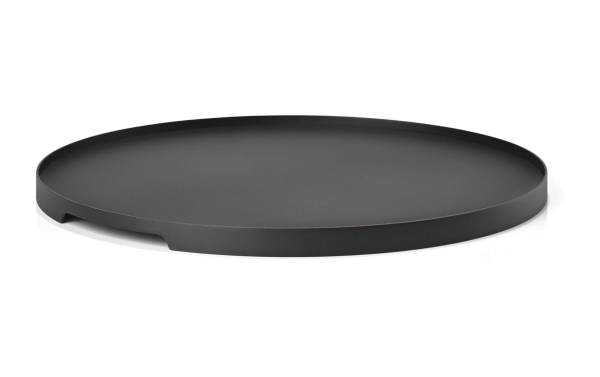Zone Denmark Servierplatte Singles 35 cm x 1.8 cm, Rund, Schwarz