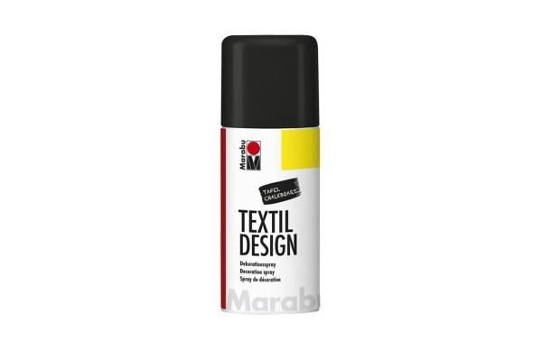 Marabu Textilfarbe Textil Design 150 ml, Schwarz matt Tafel