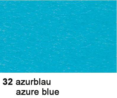Tonzeichenpapier 50x70cm 130g, azurblau URSUS 2232232