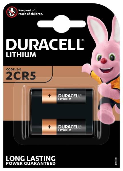 Photobatterie Specialty Ultra 245 DL245, EL2CR5, 2CR5, 6V DURACELL ULTRA