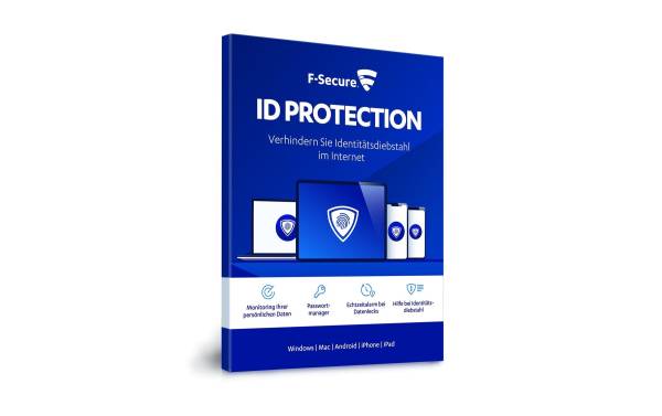 F-Secure ID Protection ESD, 5 Geräte, 5 protected Items, 1 Jahr