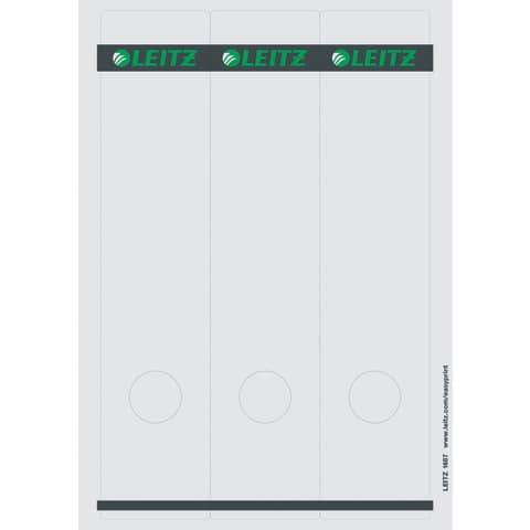 LEITZ Ordnerrücken-Etikett, 61 x 285 mm, lang, breit, grau