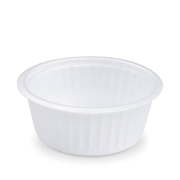 Thermobehälter (XPS) weiß 127mm 340ml – 50 Stück