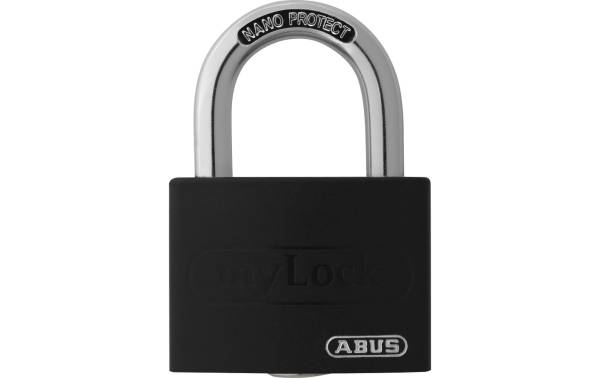 Abus Vorhängeschloss T65AL/40 Schwarz Aluminium