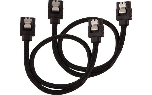 Corsair SATA3-Kabel Premium Set Schwarz 30 cm