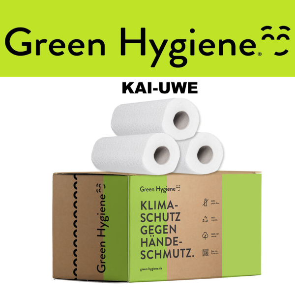 12 Küchenrollen 3-lagig weiss 100 Blatt je Rolle – Karton à 12 Rollen