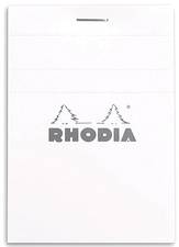 RHODIA Notizblock No. 11, DIN A7, kariert, weiß