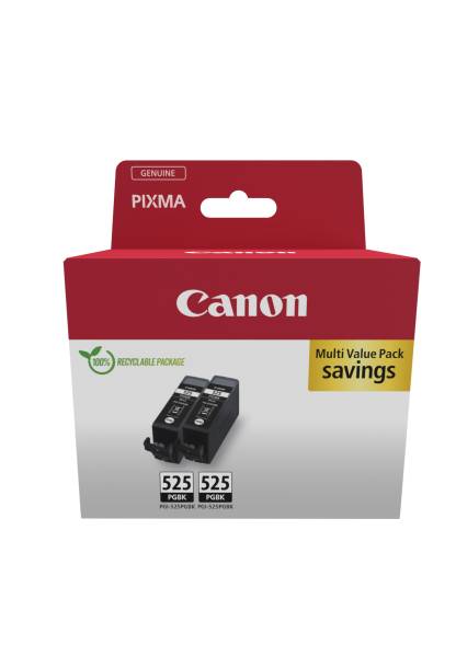 CANON Twin Pack Tinte 2x19ml schwarz PGI-525PACK PIXMA iP 4850 2 Stück