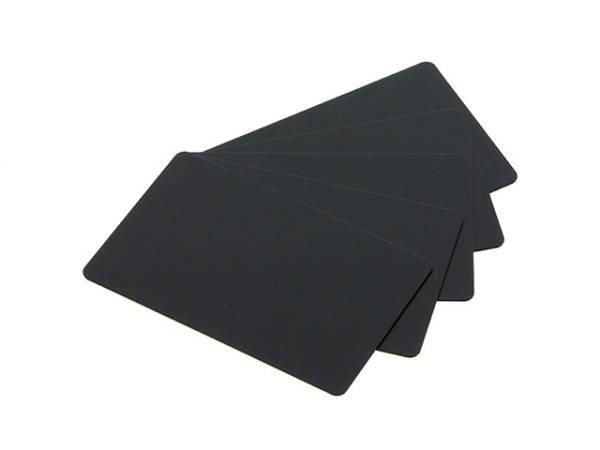 Plastikkarten schwarz 100 Stück EVOLIS C8001