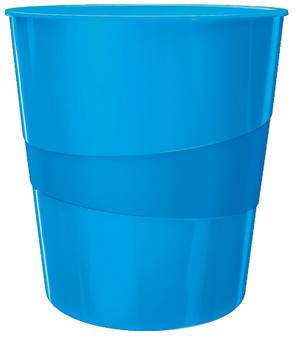 Papierkorb WOW 15 Liter blau LEITZ 52781036