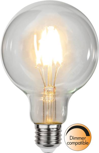 LED Leuchtmittel E27 G95 Clear