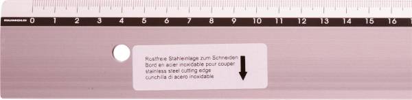 Zeichen-Schneidelineal 50cm Alu RUMOLD 659/50