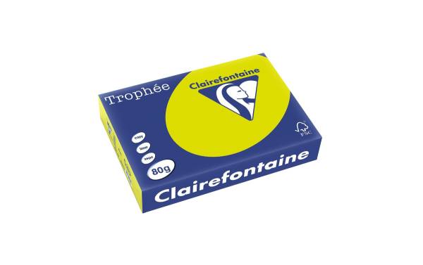 Clairalfa Multifunktionspapier Trophée, A4, 80 g/qm,neongrün