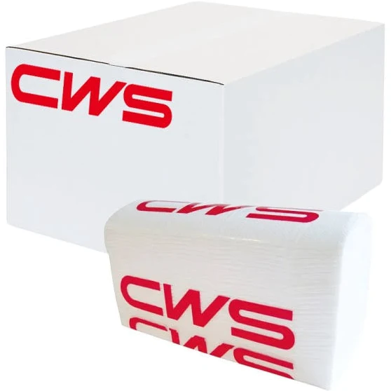 CWS 299000 Faltpapier Classic V-Falz 2-lagig weiss, 3000 Blatt (1000644)