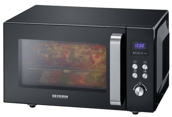 SEVERIN Mikrowelle MW 7763, Keramikboden und Grillfunktion
