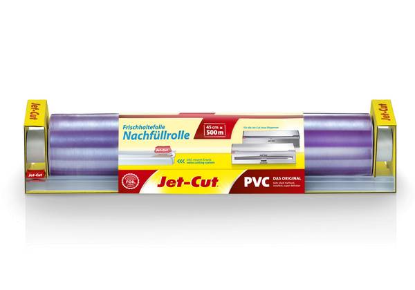 Jet-Cut Frischhaltefolie, PVC, 45 cm × 500 m, 8,5 my