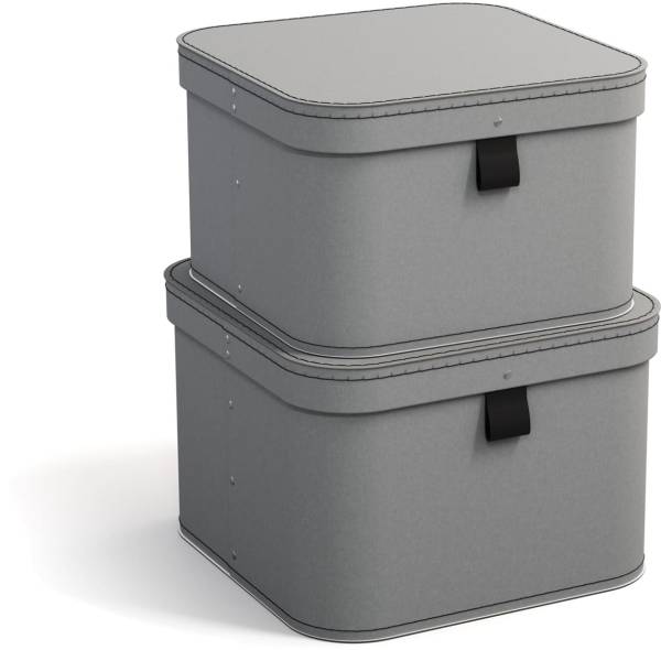 BIGSO BOX OF SWEDEN Aufbewahrungsbox Ludvig 746254133FL0 grau 2er-Set