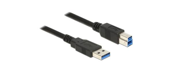 Delock USB 3.0-Kabel USB A – USB B 0.5 m