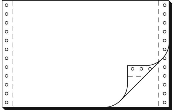 sigel DIN-Computerpapier endlos, 240 mm x 6" (15,24 cm)